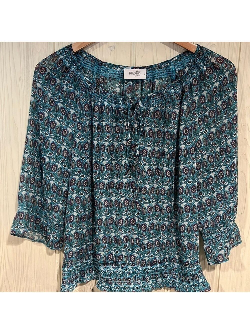 Wallis Petites Shear Blouse Small